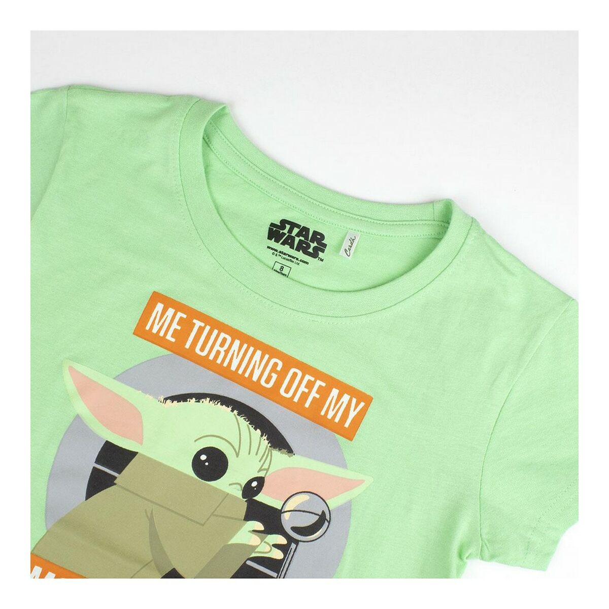 Pyjama d'été The Mandalorian Vert Clair Vert Enfant