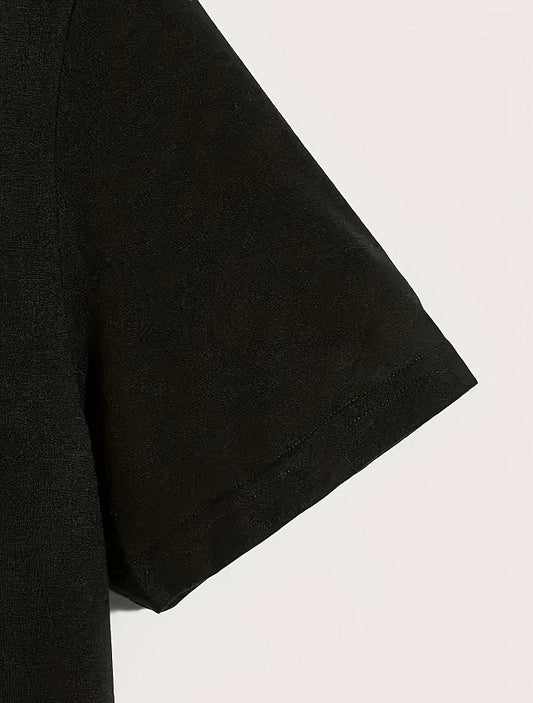 T-shirt à manches courtes imprimé ours coloré pour homme