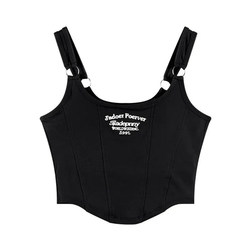 1pc Letter Print Cotton Women Small Breast Bras Hot Girls Wear Casual