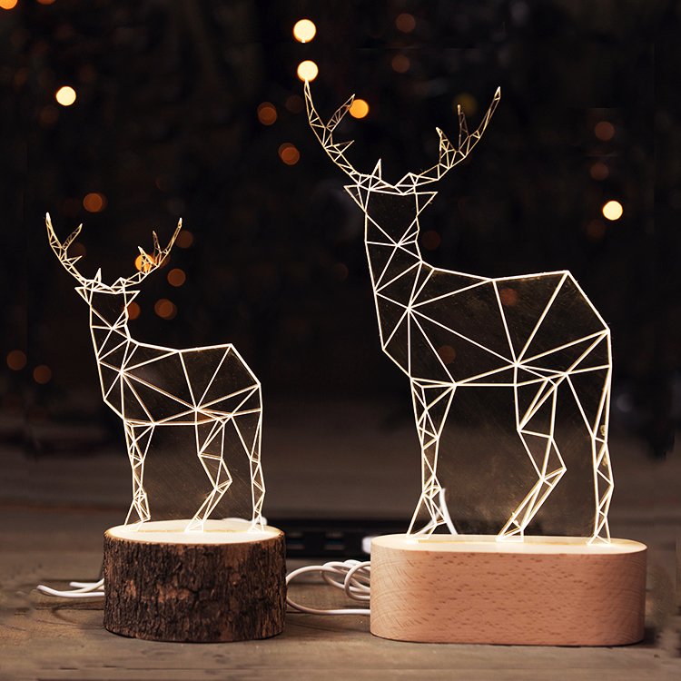 Lumière LED transparente Fawn