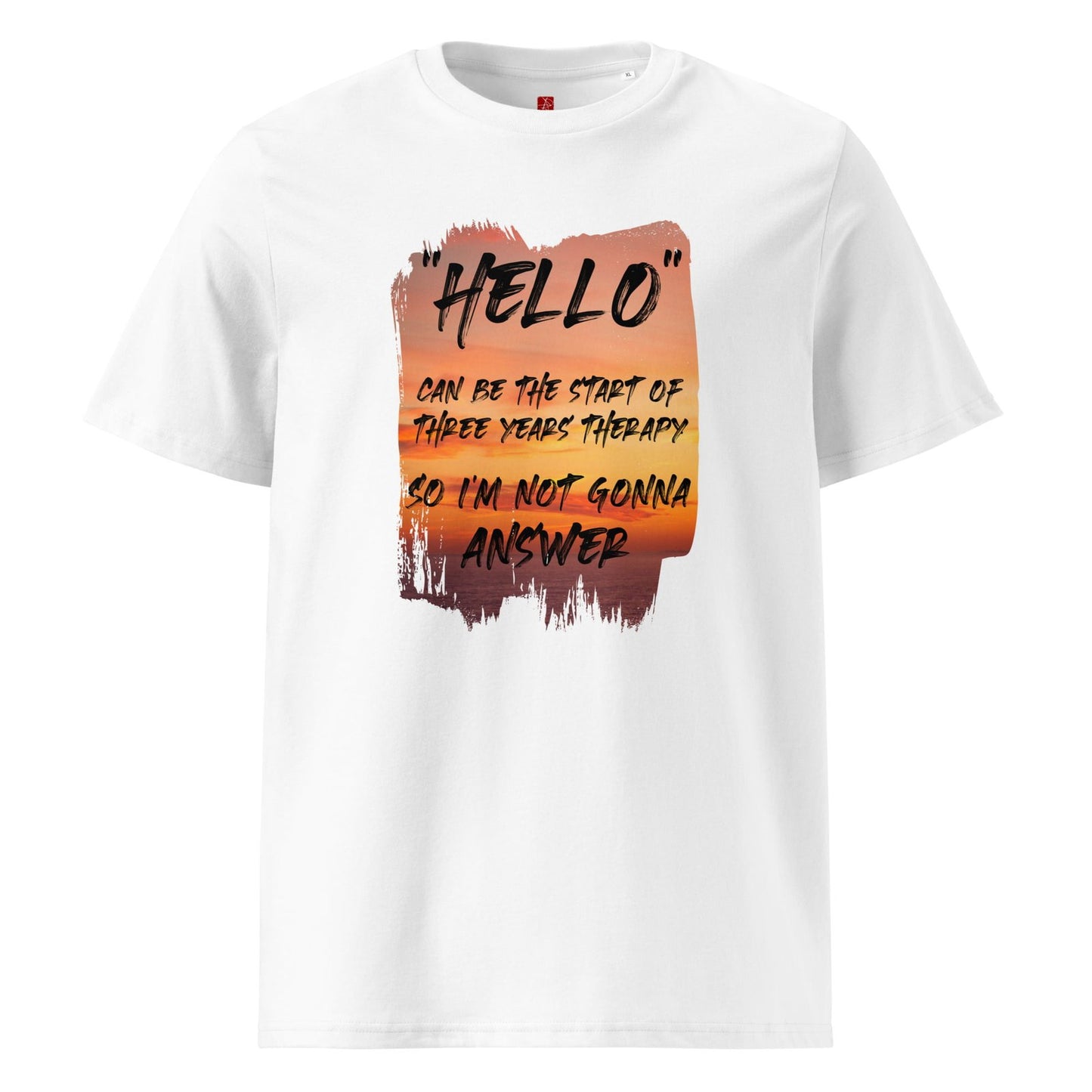 Nature Therapy Eco T-Shirt | GOTS Organic Cotton | Sunset Art