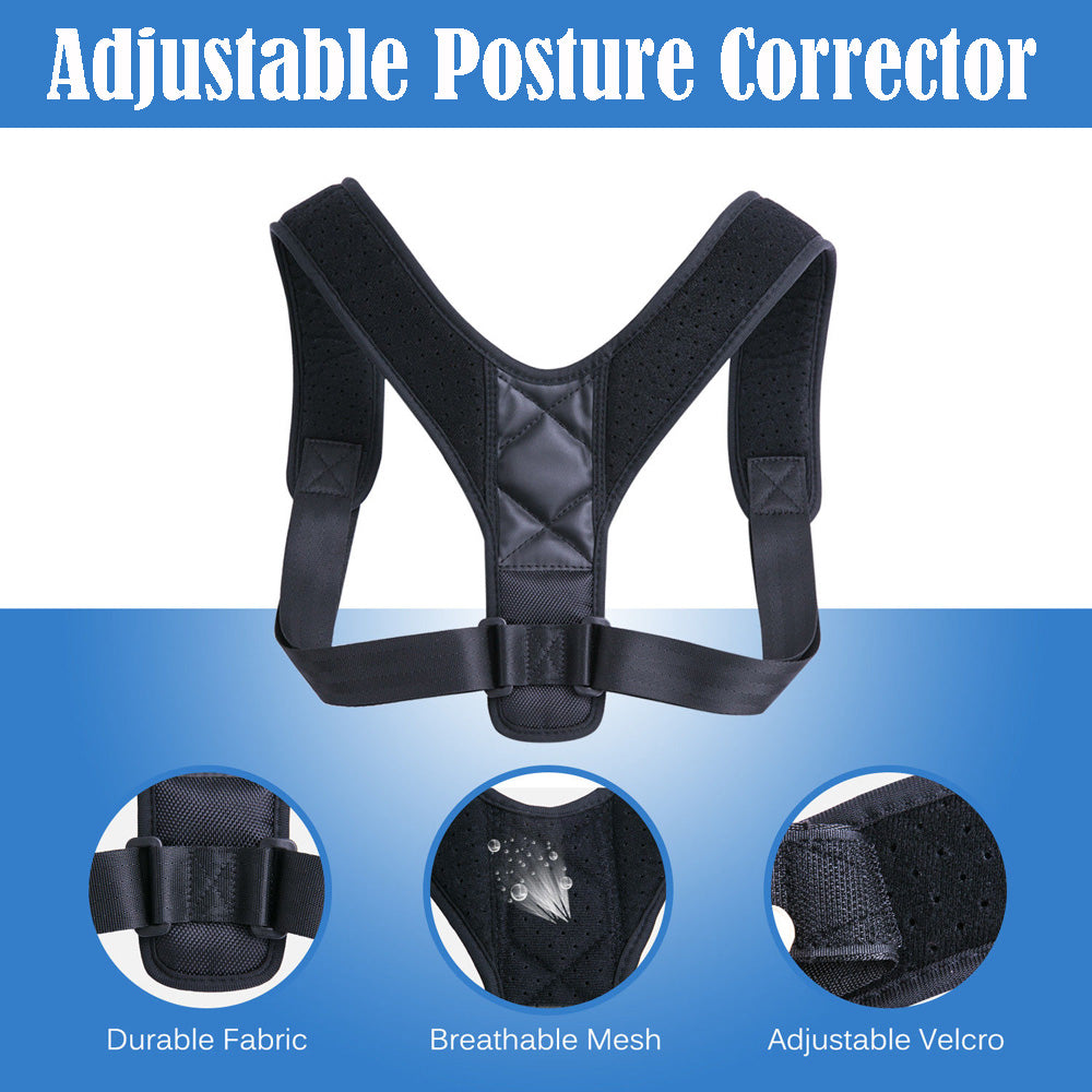 Correcteur de posture pour le dos avec sangle réglable