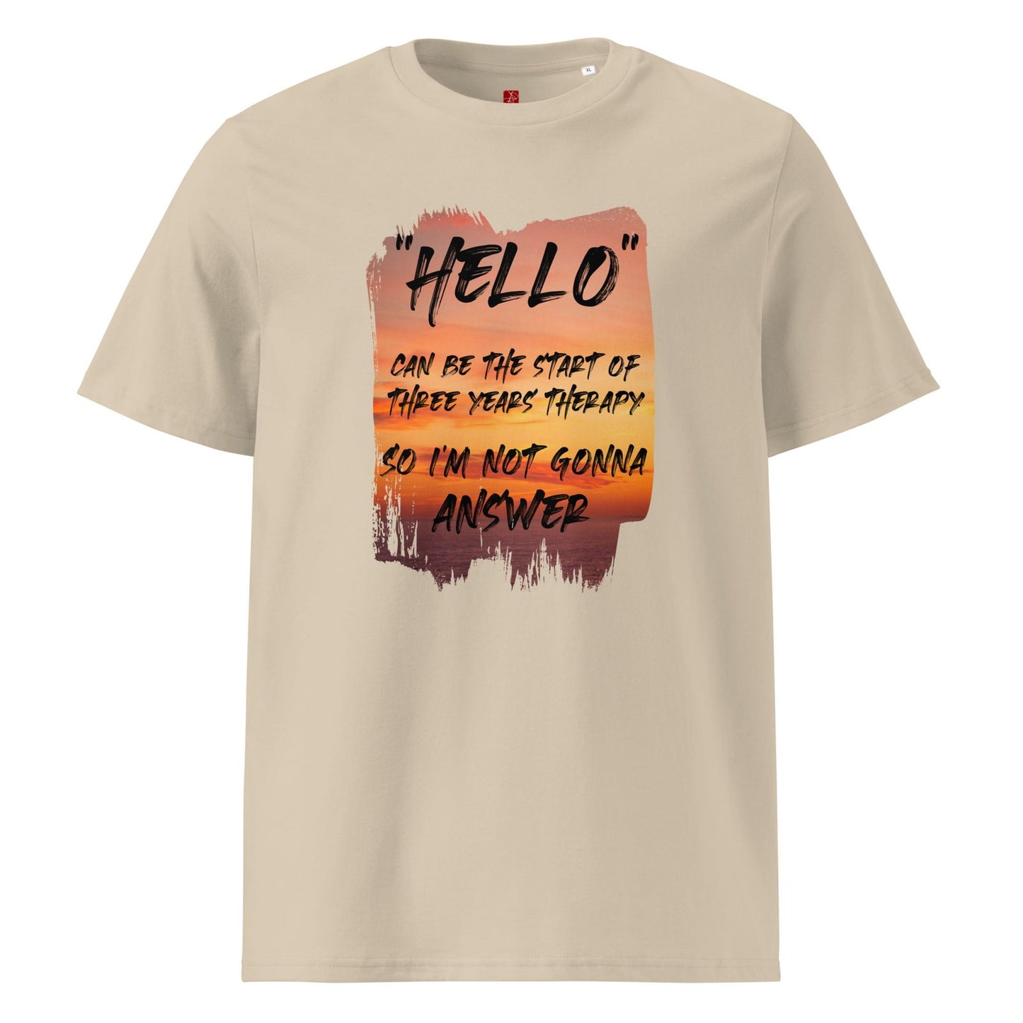 Nature Therapy Eco T-Shirt | GOTS Organic Cotton | Sunset Art
