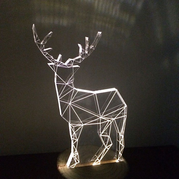 Lumière LED transparente Fawn