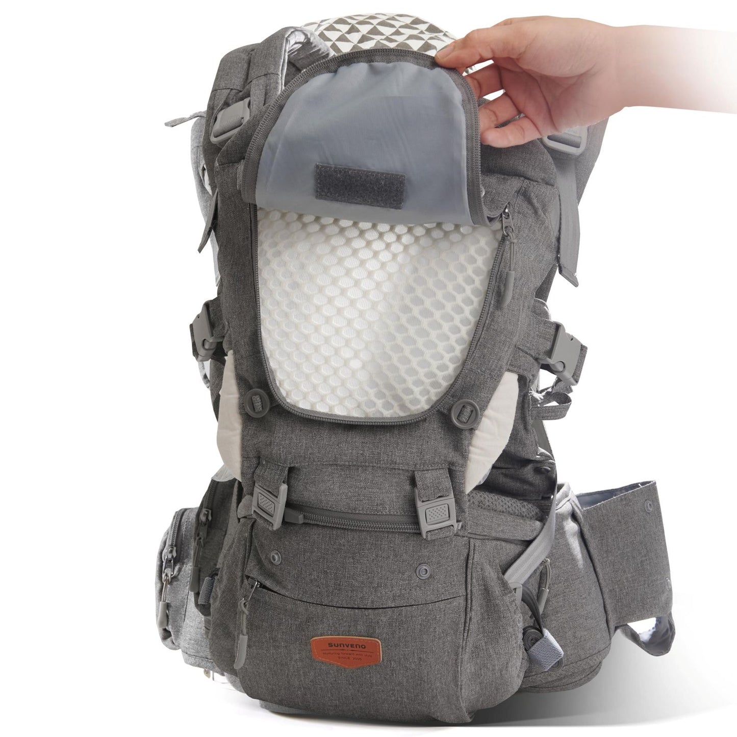 Porte-bébé ergonomique 3 en 1 et siège pour hanches