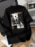 Men Printed Fashion Short Sleeves