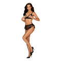 Underwear Set Heartia Obsessive Black (3 pcs)