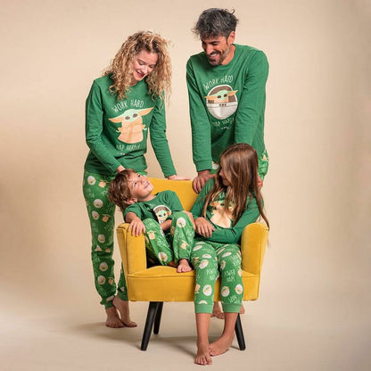 Pyjama enfant The Mandalorian Vert foncé