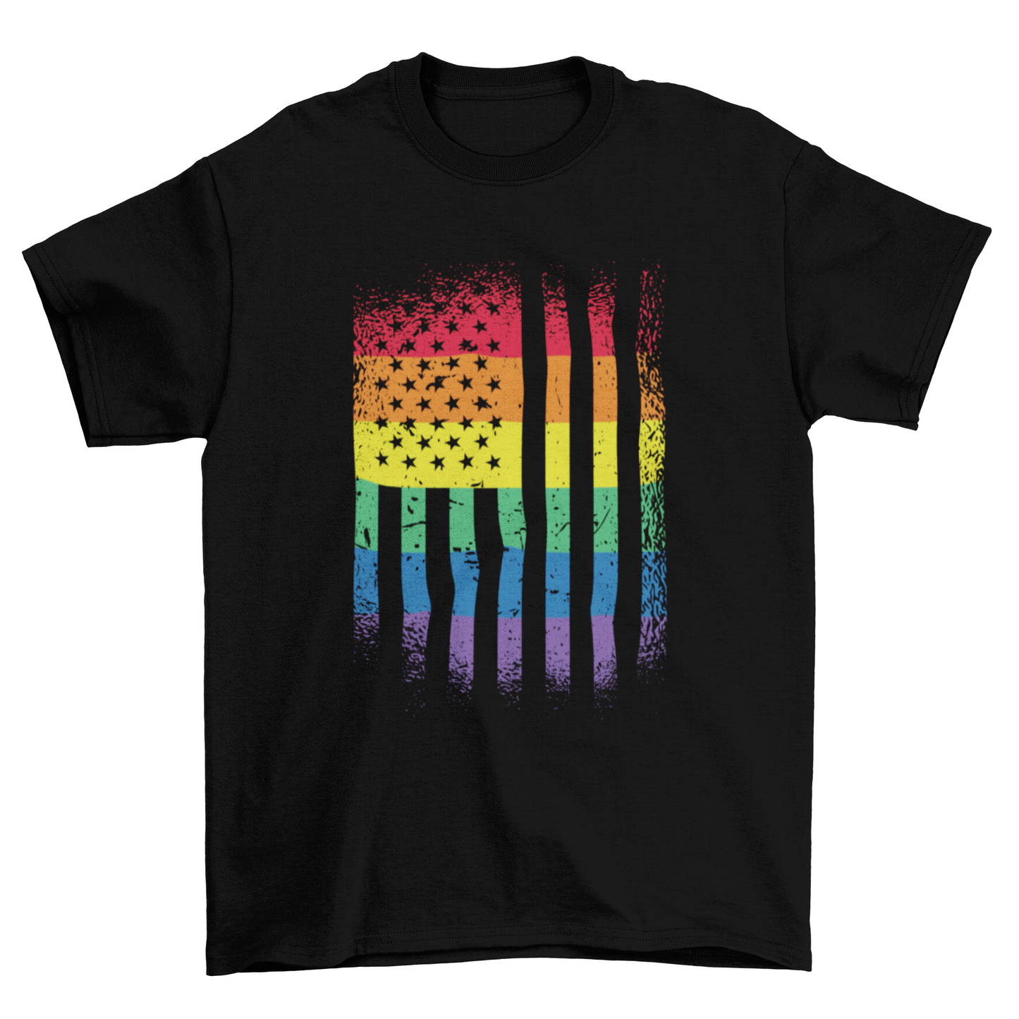 American Pride Flag T-shirt Design