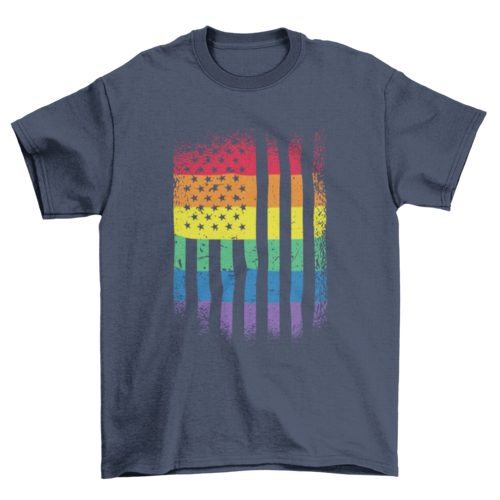 American Pride Flag T-shirt Design