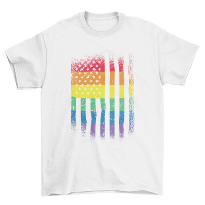 American Pride Flag T-shirt Design