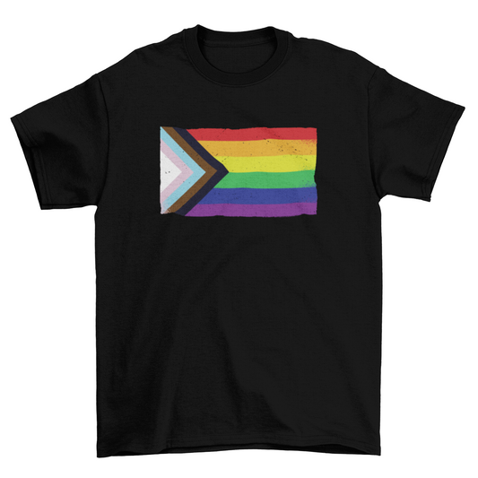 LGTBQ Black Pride Flag T-shirt