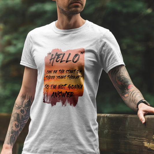Nature Therapy Eco T-Shirt | GOTS Organic Cotton | Sunset Art