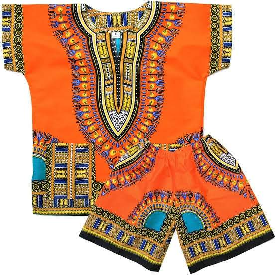 Chemise et short Dashiki pour enfants / Vêtements pour enfants africains